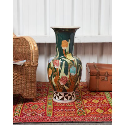 Grand vase en céramique Edmond N°200 - Bon état DEBONGOUT