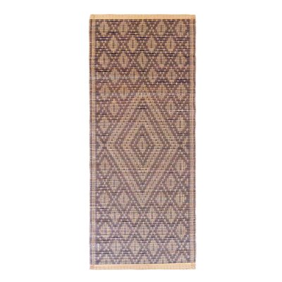 Tapis Hassira berbère marocain en jonc 81 x 198 cm AFK LIVING