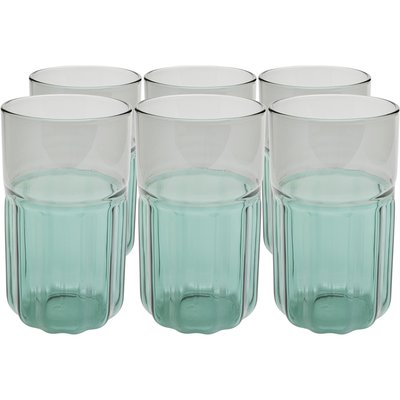 Lot de 6 verres hauts, DUETTO KARE DESIGN