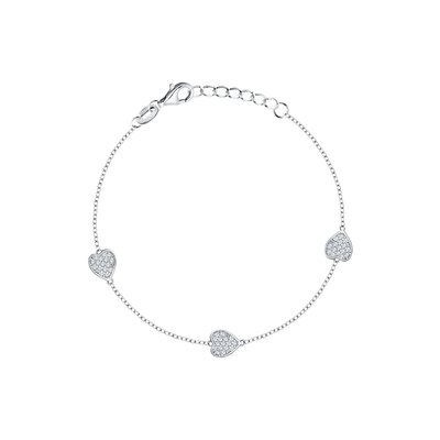 Bracelet en argent 925 et oxyde de zirconium CLEOR