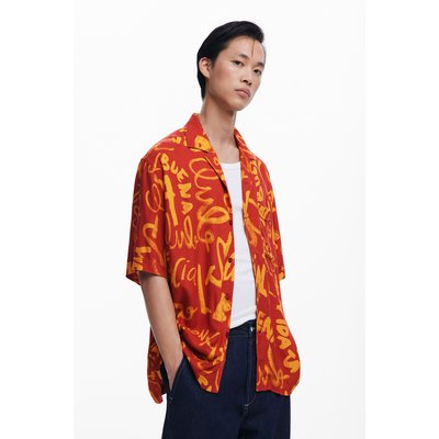 Chemise à manches courtes avec lettrage DESIGUAL