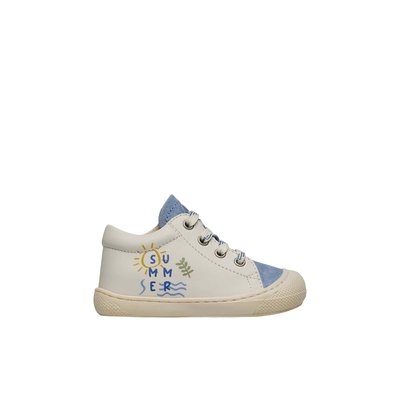 Chaussures premiers pas en cuir et suède SORIEL NATURINO