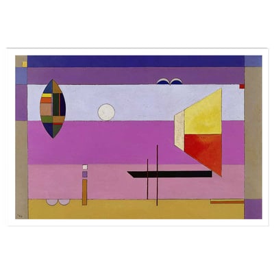 Poster Colds Stripes par Wassily Kandinsky HEXOA