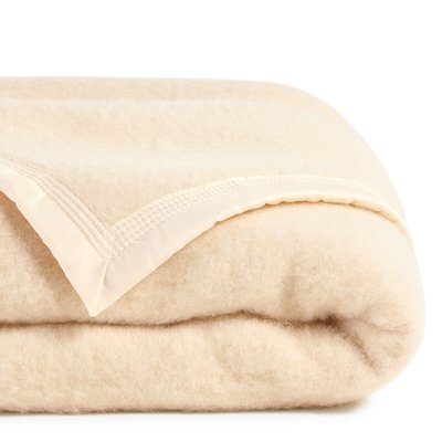 Manta de lana virgen Woolmark 350 gr/m² LA REDOUTE INTERIEURS