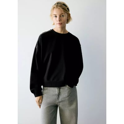 Sweat coton détail sequins MANGO TEEN