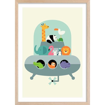Affiche enfant ovni noah's ark HEXOA