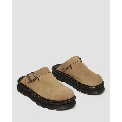 ZebZag Closed Mules in Suede Leather DR. MARTENS