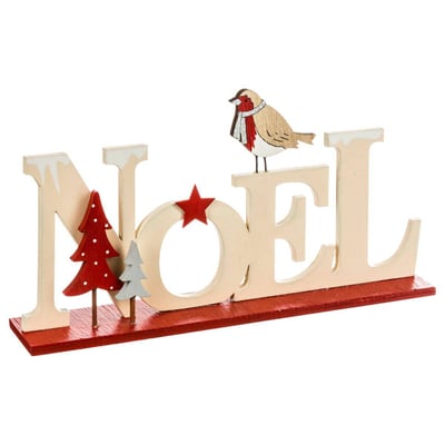 Décoration Bois Lettres "Noël" FEERIC LIGHTS & CHRISTMAS
