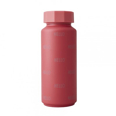 Bouteille Thermos Rouge Hello 0,5 Litre DESIGN LETTERS