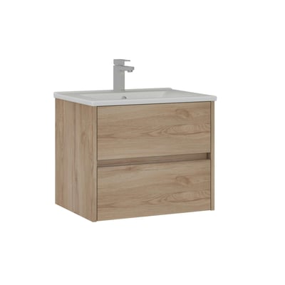 Meuble vasque 2 tiroirs + vasque 65 cm MOANA PIER IMPORT