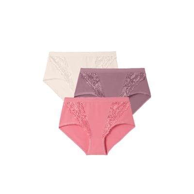 Culottes coton stretch - Lot de 3 DAMART