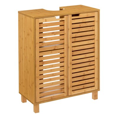 Meuble sous lavabo en bambou Sicela - 60 x H. 80 cm ATMOSPHERA