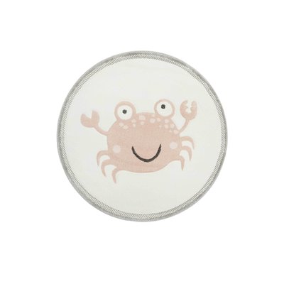 Tapis enfant rond motif crabe , CRAB ESPRIT