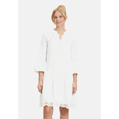Robe blanche dentelle La Redoute