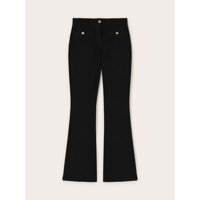 Pantalon flare en DRILL de coton stretch MOTIVI