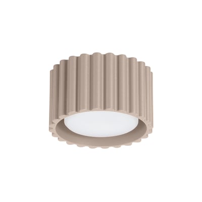 Plafonnier Aluminium Taupe Gx53 1 Aura EDEN