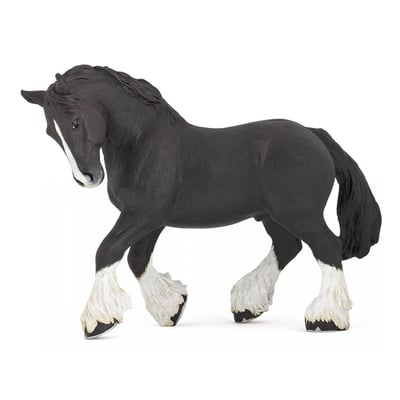 Figurine Etalon shire noir PAPO