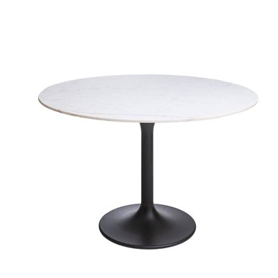 Table à manger ronde en marbre  SERVANE MADE IN MEUBLES 