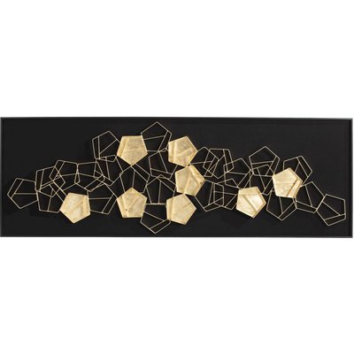 Tableau abstrait métal horizontal, Sheridan RECOLLECTION