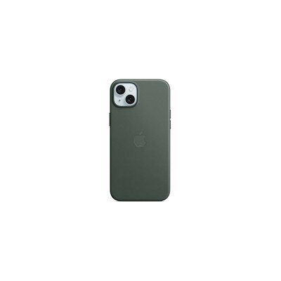 Coque iPhone 15 Plus MagSafe tissu Chene vert APPLE