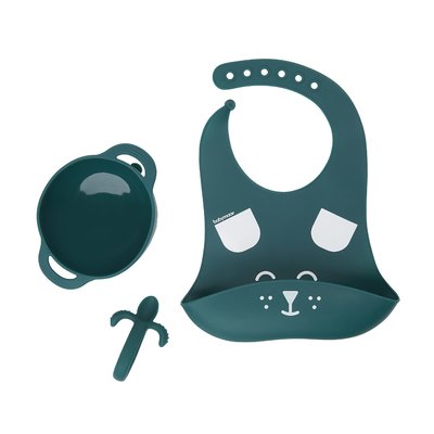 Kit FIRST'ISY Renard (bol + cuillère + bavoir en silicone) BABYMOOV