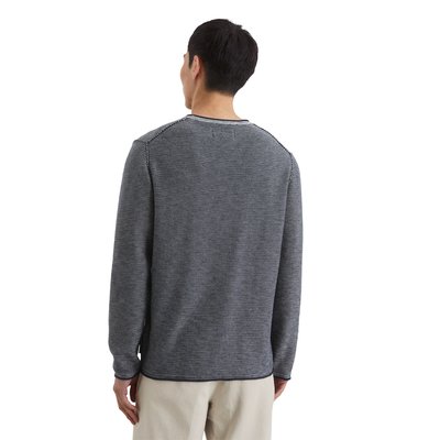 Pull-over regular en mélange de coton et de lin bio MARC O'POLO