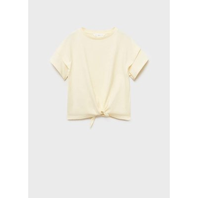 T-shirt coton détail nœud MANGO KIDS