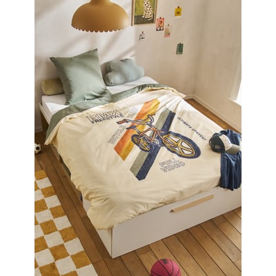 Parure housse de couette et taie d'oreiller BMX VERTBAUDET