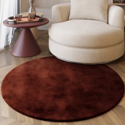Tapis rond salon très moelleux à poils longs , ALICE ESPRIT