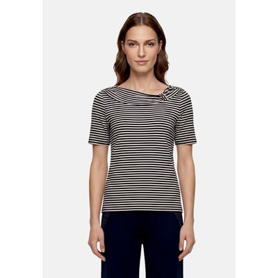 T-shirt à rainures à fronce BETTY BARCLAY