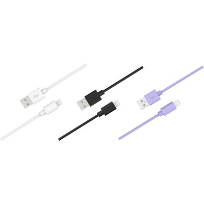 Câble Lightning pack de 3 cables 1m blanc ESSENTIEL B