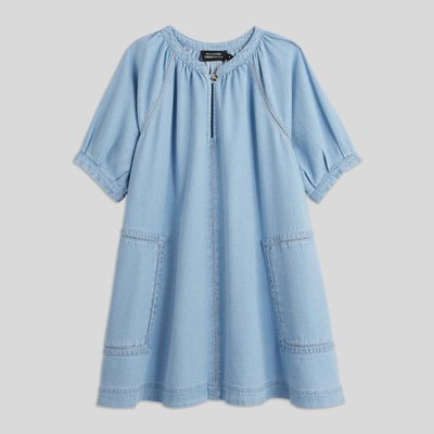 Robe en jean ample en coton MONOPRIX