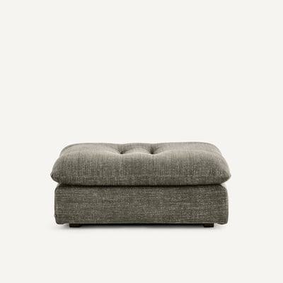 Repose-pieds modulable, en coton et lin, GIULIANO AM.PM
