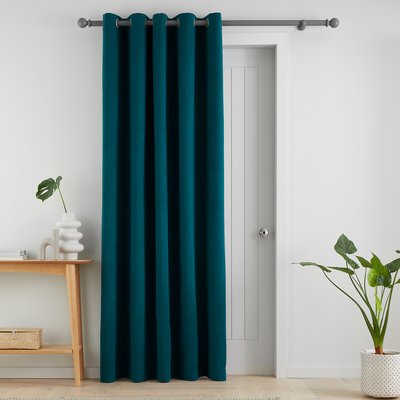 Plain Blackout Thermal Door Curtain CATHERINE LANSFIELD