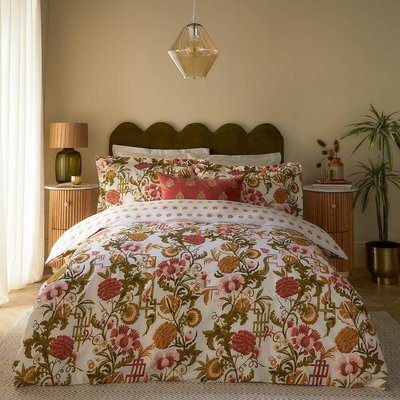 Ishana Reversible Floral Duvet Set SEVENTY THREE