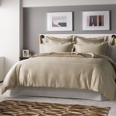 Housse de couette satin de coton égyptien RADIEUSE MPC MAISON