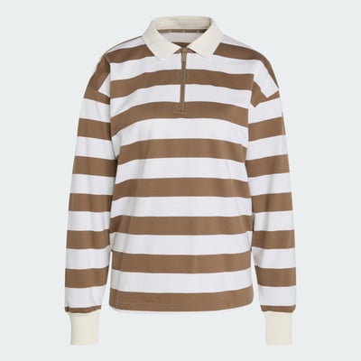 Polo Manches Longues French Terry Contemporain Essentials Polo Manches Longues French Terry Contemporain Essentials ADIDAS SPORTSWEAR