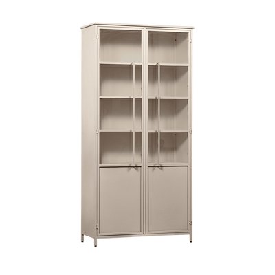 Vitrine 2 portes en métal H200cm- EXHIBIT XL WOOOD