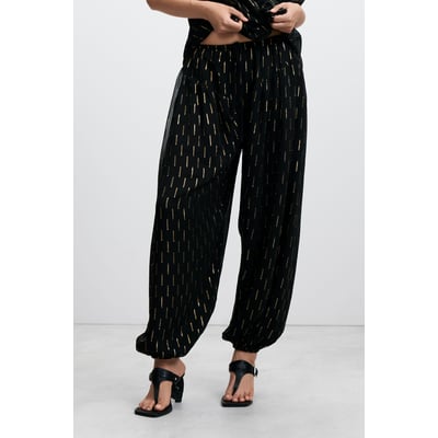 pantalon balloon à détails métallisés DESIGUAL