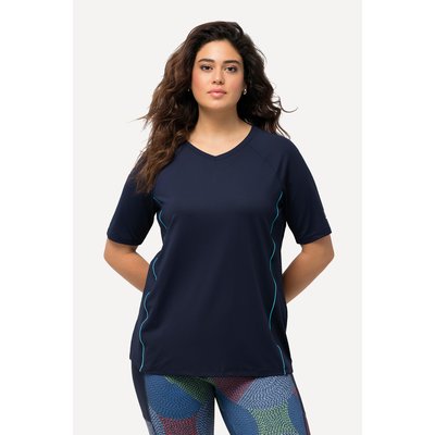 T-shirt, protection UV 50+, col en V ULLA POPKEN