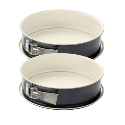 Ensemble de 2 Moules à manqué à charnière 26 cm BACK-TREND DR OETKER