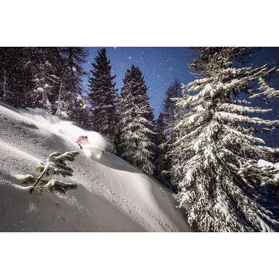 Tableau freeride ski session HEXOA
