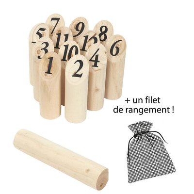 Jeu de quilles en bois nordique CMP