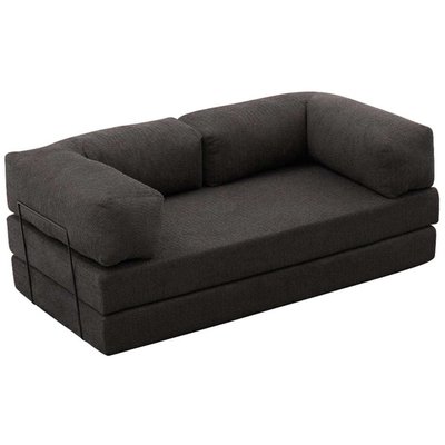 Canapé chauffeuse 3 places en chenille Comfort HANAH HOME