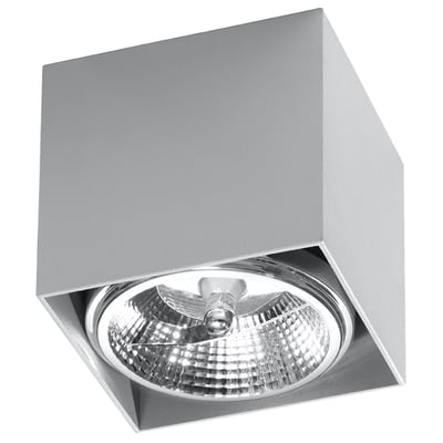 Plafonnier Aluminium Gris GU10/ES111 1 Blake EDEN