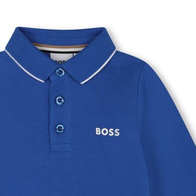 Polo en piqué BOSS KIDSWEAR