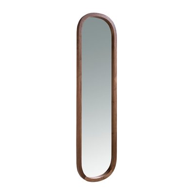 Miroir sur pied avec cadre en noyer ANGEL CERDA