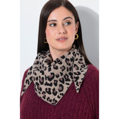 Foulard triangulaire, motif léopard ULLA POPKEN