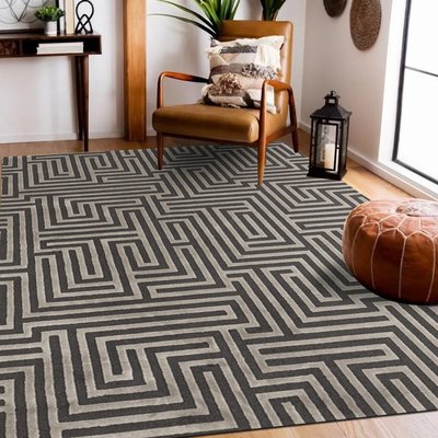 Tapis salon et chambre tissé motif géométrique MIRAGE UN AMOUR DE TAPIS