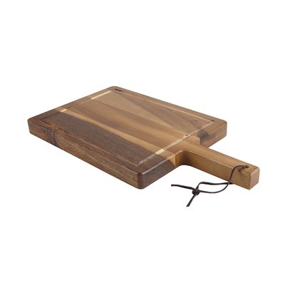 Planche à découper avec poignée 42x23 cm en acacia T ET G WOODWARE